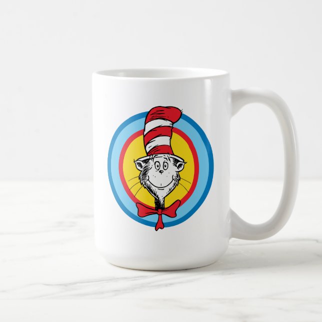 Mug Dr Seuss | Chat dans le graphique de la tête du Ca (Droite)