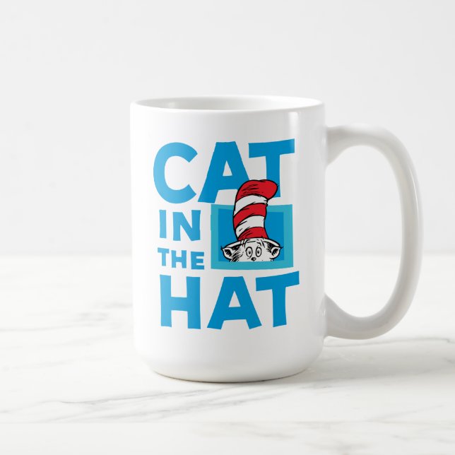 Mug Dr Seuss | Chat dans le logo du Casquette (Droite)