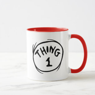 Mug Dr. Seuss   Chose Un Chose Deux - Chose Un