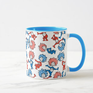 Mug Dr Seuss Chose Une Chose Deux Motifs du drapeau