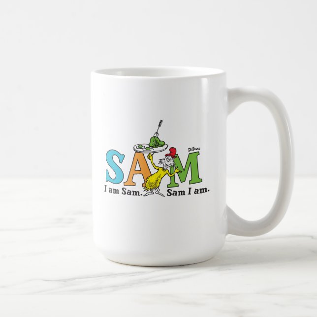 Mug Dr Seuss | Je Suis Sam. Je Suis Sam. (Droite)