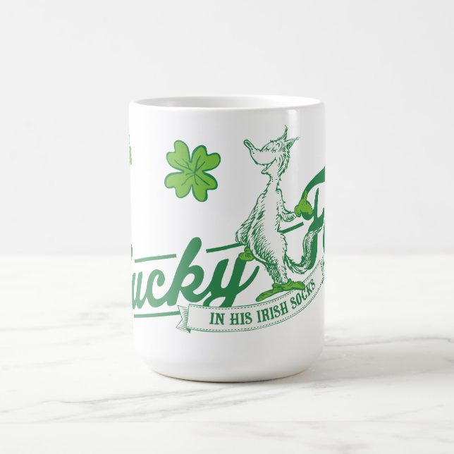 Mug Dr Seuss | Lucky Fox Dans Ses Chaussettes Irlandai (Centre)