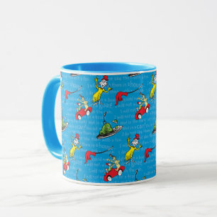 Mug Dr. Seuss modèle de livre d'histoires d'œufs ver