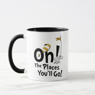 Mug Dr Seuss   Oh, les endroits où vous irez ! Retro