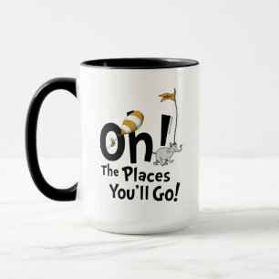 Mug Dr Seuss   Oh, les endroits où vous irez ! Retro