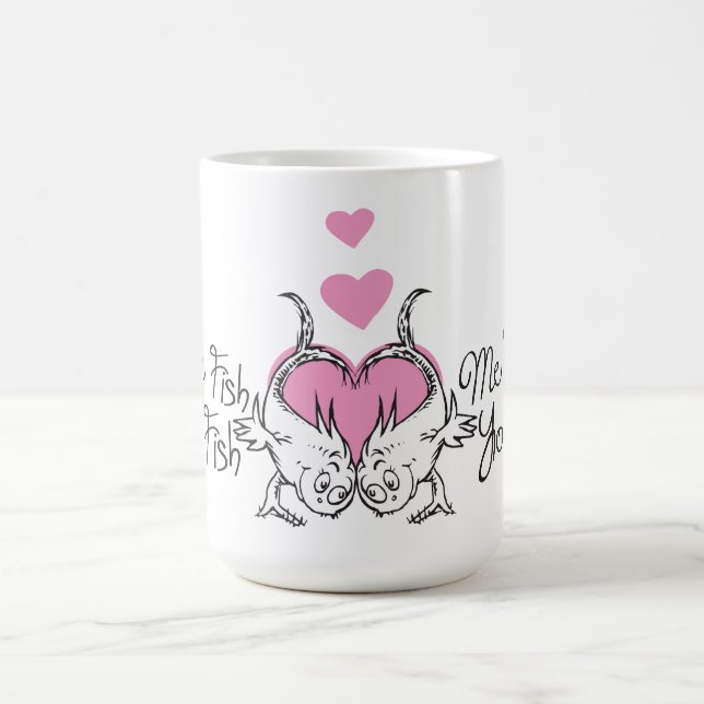 Mug Dr. Seuss Valentine | Un poisson deux poissons (Centre)