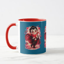 Mug Dracula drôle de la Saint-Valentin