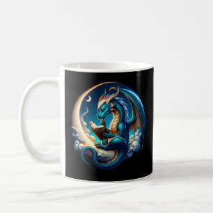 Mug Dragon Bookworm, Moonlight Reading Tee