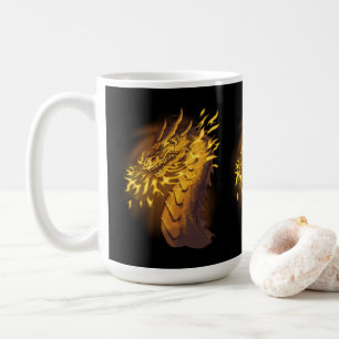 Mug Dragon de Feu Doré