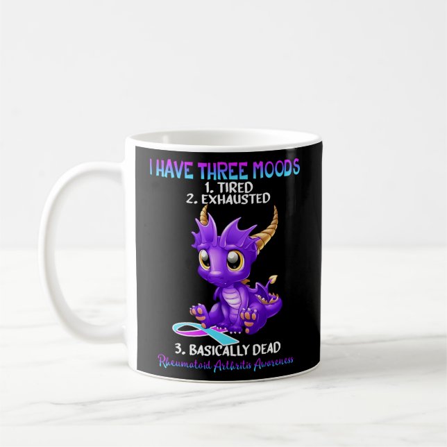 Mug Dragon de sensibilisation à l'arthrite rhumatoïde  (Gauche)