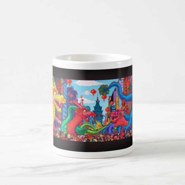 Mug Dragon Parade - Design 3 (Centre)