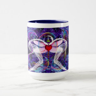Mug Dragon Psychédélique Surréaliste Voler