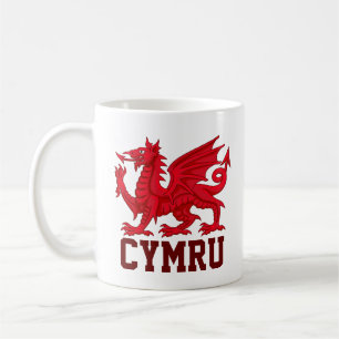 Mug Dragon rouge de Galles (Y Ddraig Goch)
