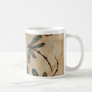 Mug Dragonflies Crème rustique