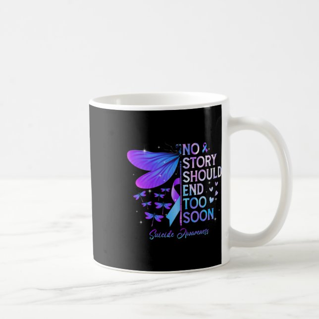 Mug Dragonfly Aucune Histoire Ne Devrait Pas Finir Tro (Droite)