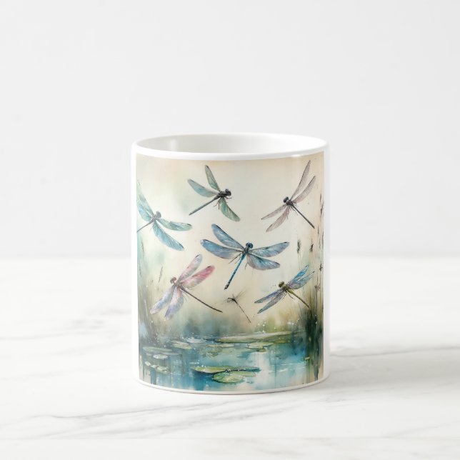 Mug Dragonfly Dance REF201 - Watercolor (Centre)