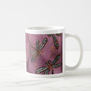 Mug Dragonfly Flit Dusky Rose