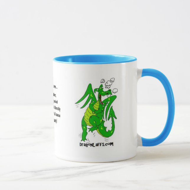 Mug DragonLaffs.com - dragon riant (Droite)