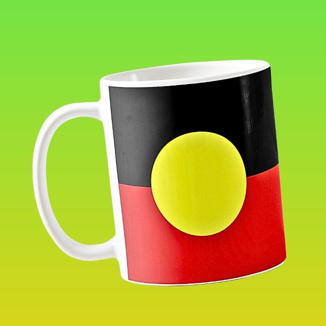 Mug Drapeau aborigène australien (Créateur téléchargé)