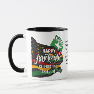 Mug Drapeau afro-américain de la fête chrétienne du JU