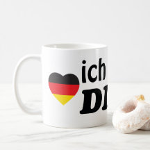 DRAPEAU ALLEMAND DE COEUR DE LA MALADIE DES POINTS