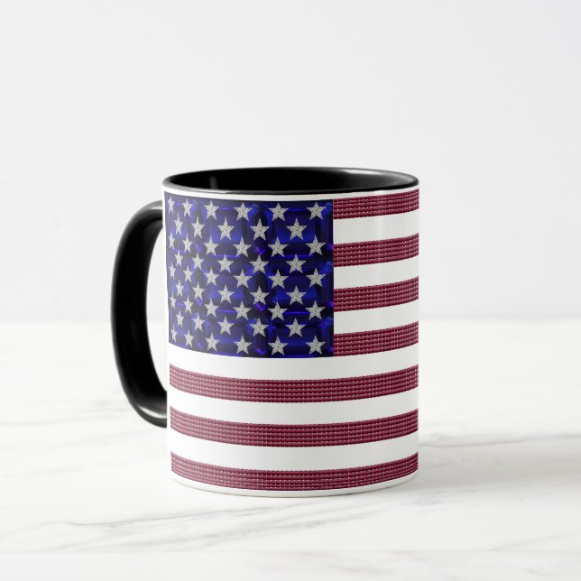 Mug Drapeau américain (Devant gauche)