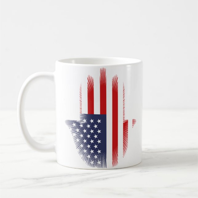 Mug Drapeau américain (Gauche)