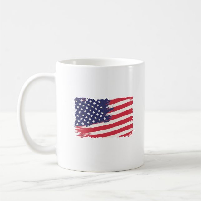 Mug Drapeau américain (Gauche)