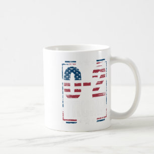 Mug Drapeau Américain 0-2 Trump 2024