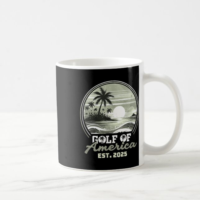 Mug Drapeau Américain 2025 Golfe M (Droite)