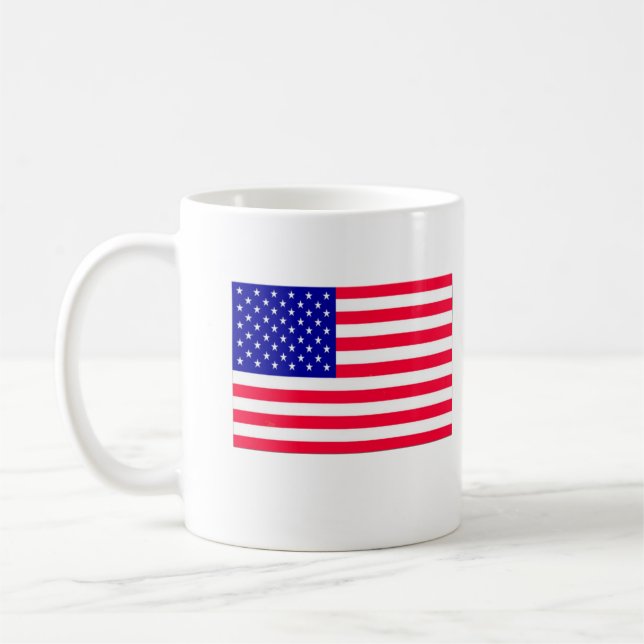 Mug Drapeau américain 4 juillet (Gauche)
