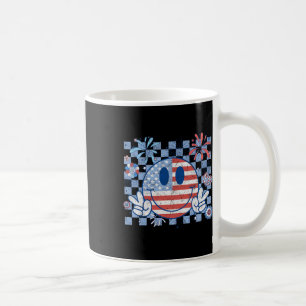 Mug Drapeau américain 4 juillet Super souriant visage 