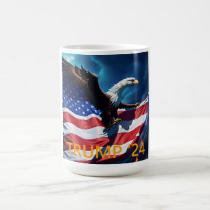 Mug Drapeau américain Aigle TRUMP 2024
