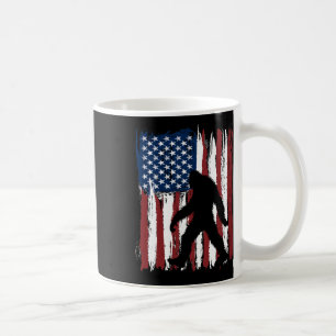 Mug Drapeau américain Bigfoot Drôle 4 juillet Patrioti