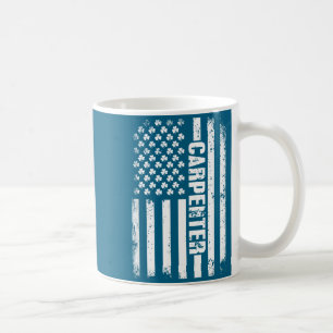 Mug Drapeau américain charpentier St-Patrick trèfle