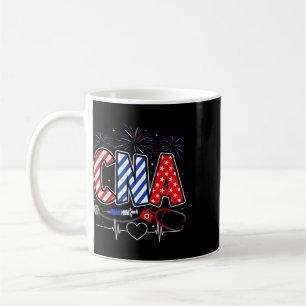 Mug Drapeau américain CNA 4 juillet Stetho patriotique