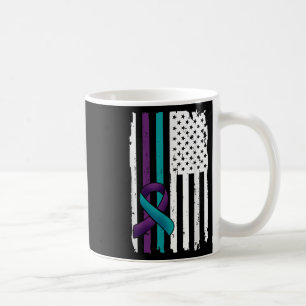 Mug Drapeau américain de sensibilisation à la préventi