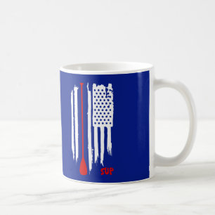 Mug Drapeau américain de Stand Up Paddling