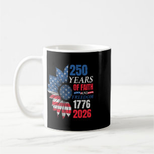Mug Drapeau américain du 4 juillet vintage 250 ans 177