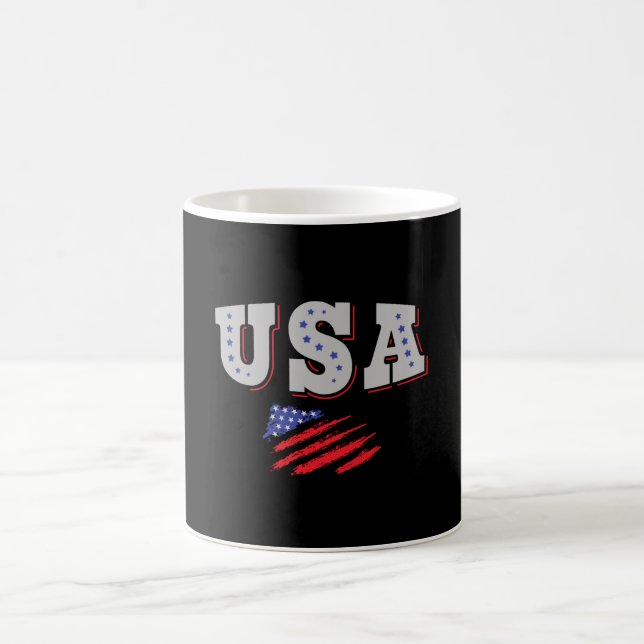 Mug Drapeau américain du maillot de football américain (Centre)