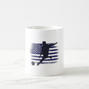 Mug Drapeau américain du maillot de football américain