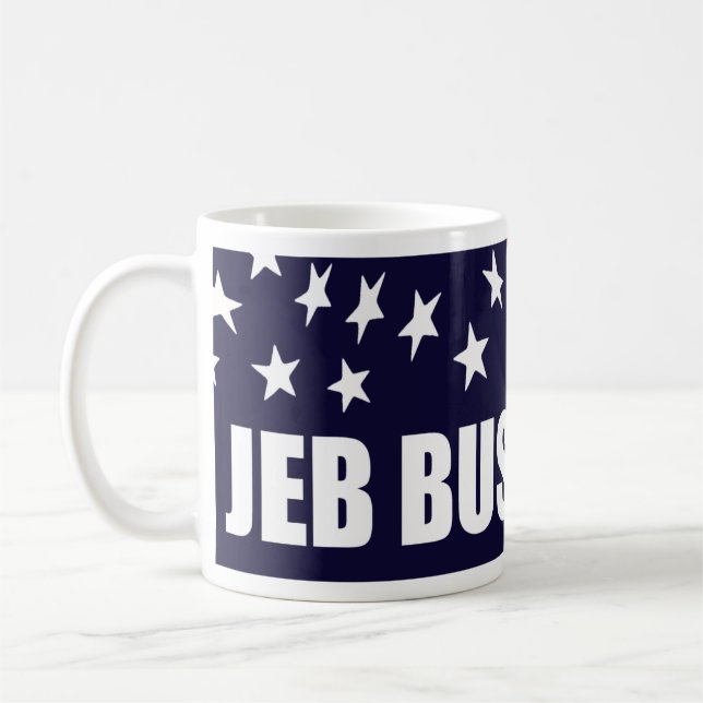 Mug Drapeau américain du président Jeb Bush 2016 (Gauche)