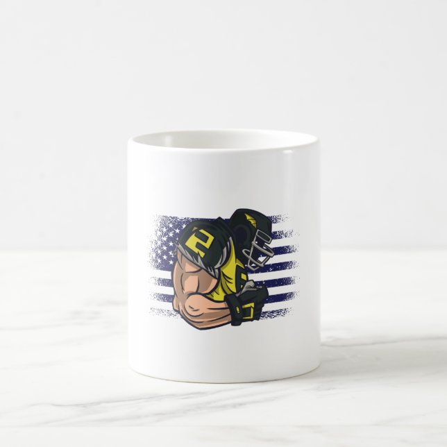 Mug Drapeau américain Fan Jersey Shirt USA (Centre)