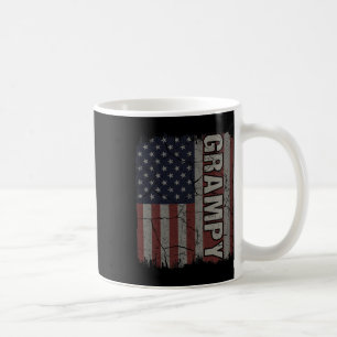 Mug Drapeau Américain Grampy Fête des pères Vintage 4è