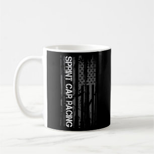Mug Drapeau américain patriotique Sprint Car Racing