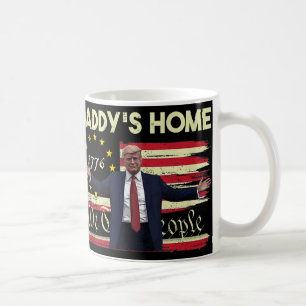 Mug Drapeau américain Trump Daddys Accueil Nous Le Peu