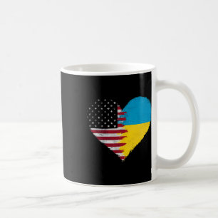 Mug Drapeau américain ukrainien Amérique États-Unis Uk