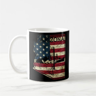 Mug Drapeau américain Vintage Arizona