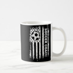 Mug Drapeau Américain Vintage Entraîneur de Football F