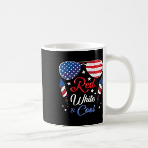Mug Drapeau Américain Vintage Rouge Blanc Et Cool Patr